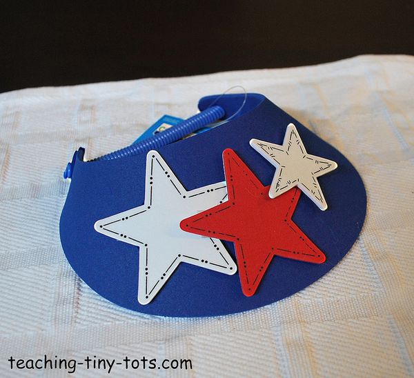 Patriotic Star Visor