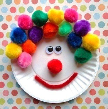 Paper Plate Clowns - Craft Fiesta