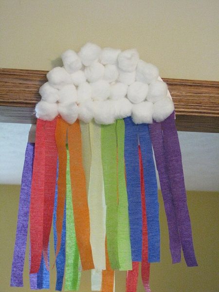 Cloud And Rainbow Decorations Craft Fiesta   Stpatricksdaycraft3 