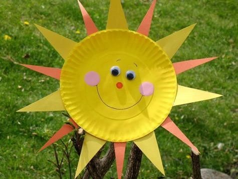 Paper Plate Sun - Craft Fiesta