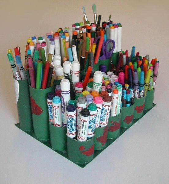 Toilet Paper Roll Art Caddy - Craft Fiesta